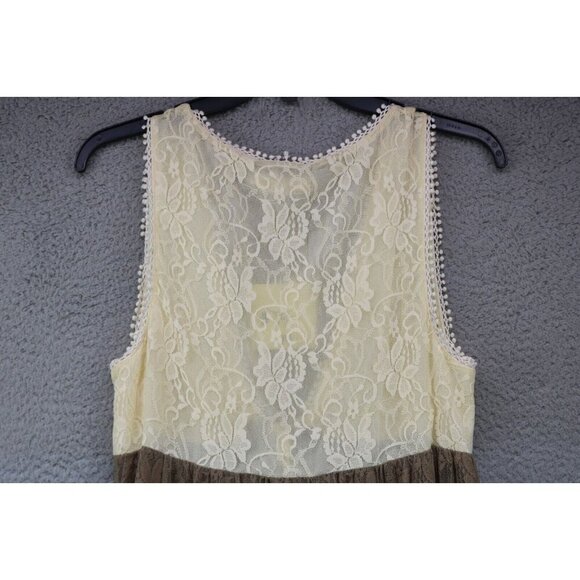 a'reve Anthropologie Lace Tiered Crocheted Trim Overlay-Size Medium - Picture 9 of 10